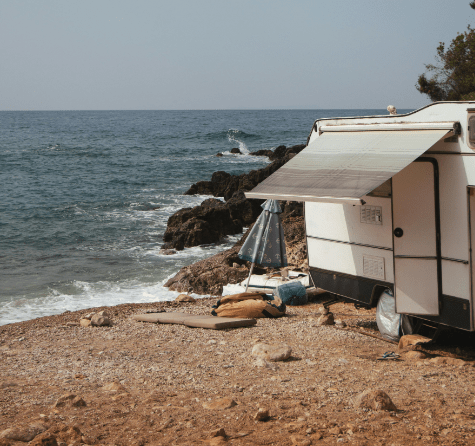 autocamper camping overnatning